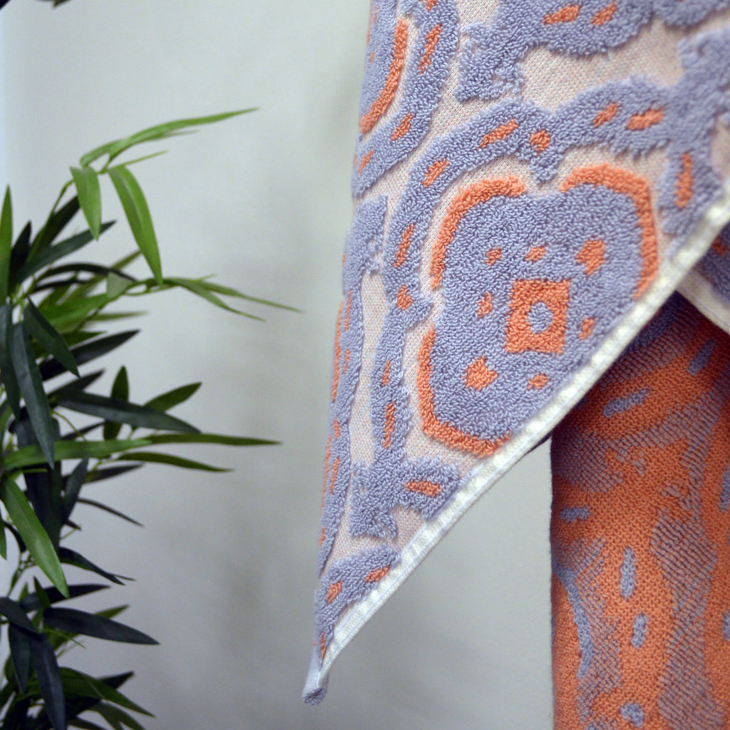 Luxury Goa Sculpted Patterned Bath Towels - 100% Cotton