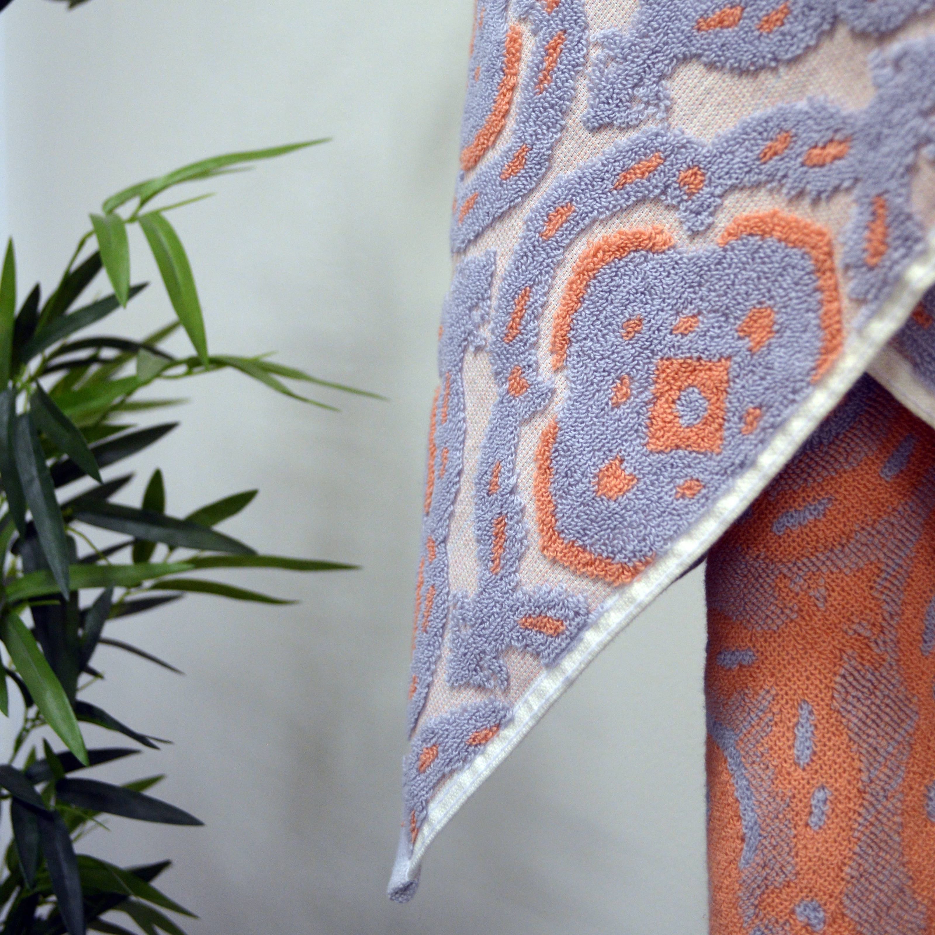 Luxury Goa Sculpted Patterned Bath Towels - 100% Cotton