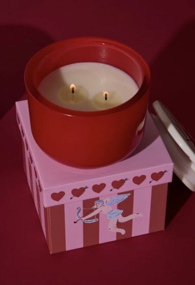 Paddywax Soy Candle | Red Heart Candle | Home Fragrance Gift 
 - WILD FIG & ROSE