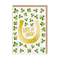 Lot's of Luck Horseshoe Good Luck Card