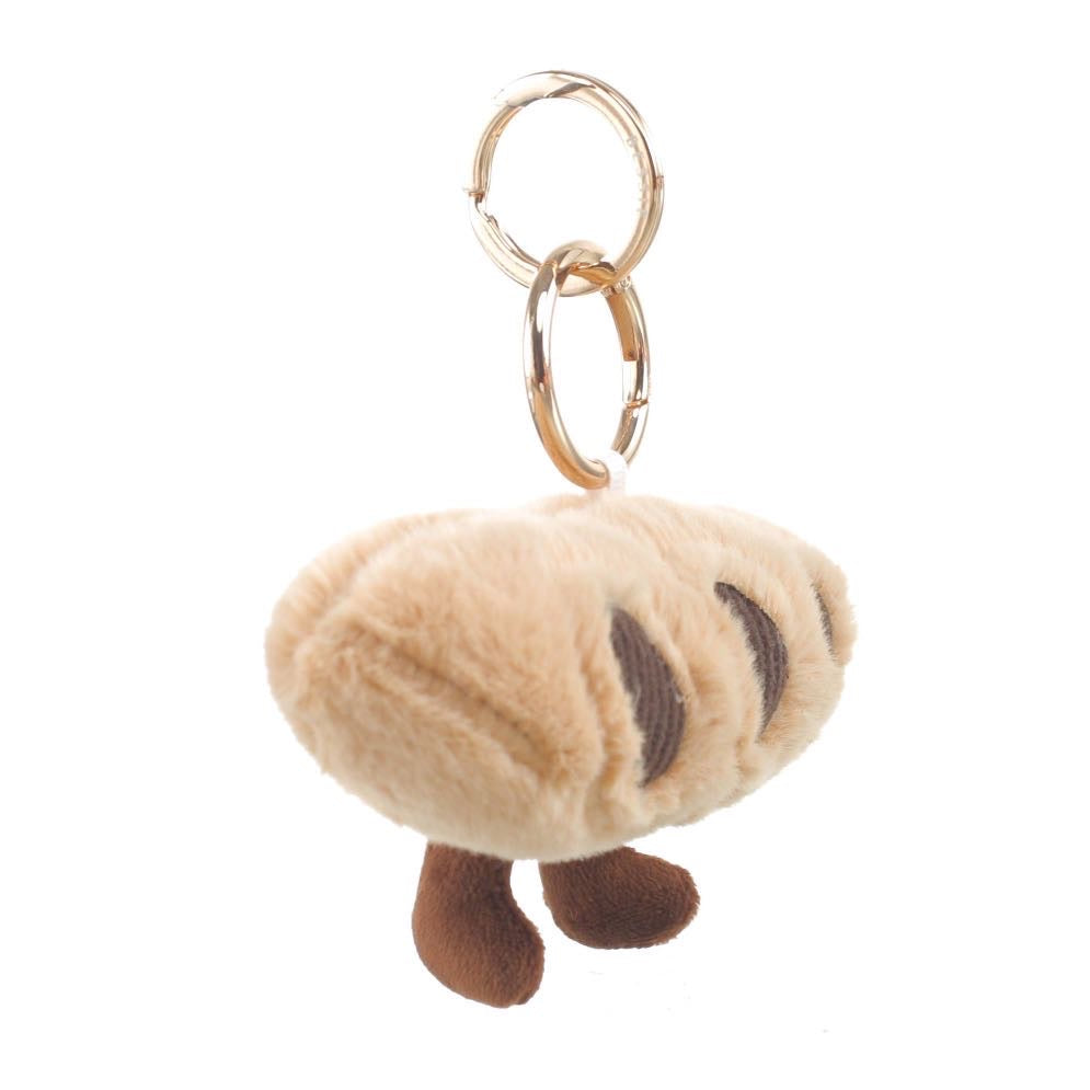 Bessie London Baguette Plush Keyring | Cute Bag Charm