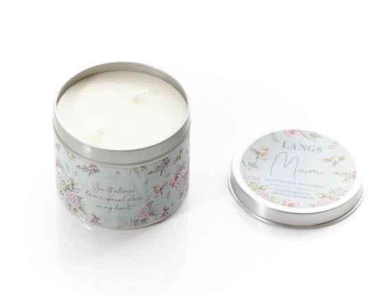 Mum Soy Tin Candle In Watermelon & Tropical Blossom