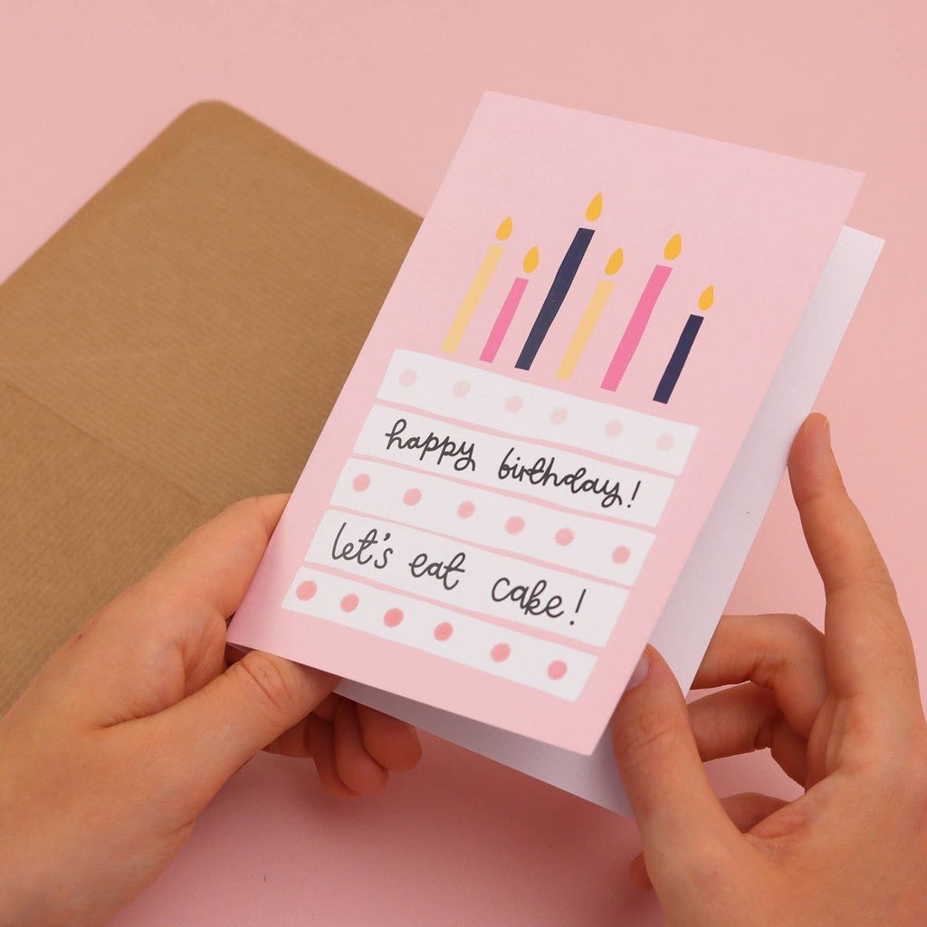 Let’s Eat Cake Greeting Card