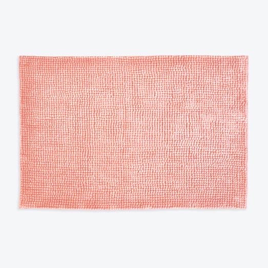 Chenille Bobble Bath Mat Supersoft Microfibre & Non-Slip