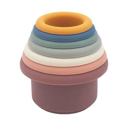 Stacking Cups Silicone Baby Toy