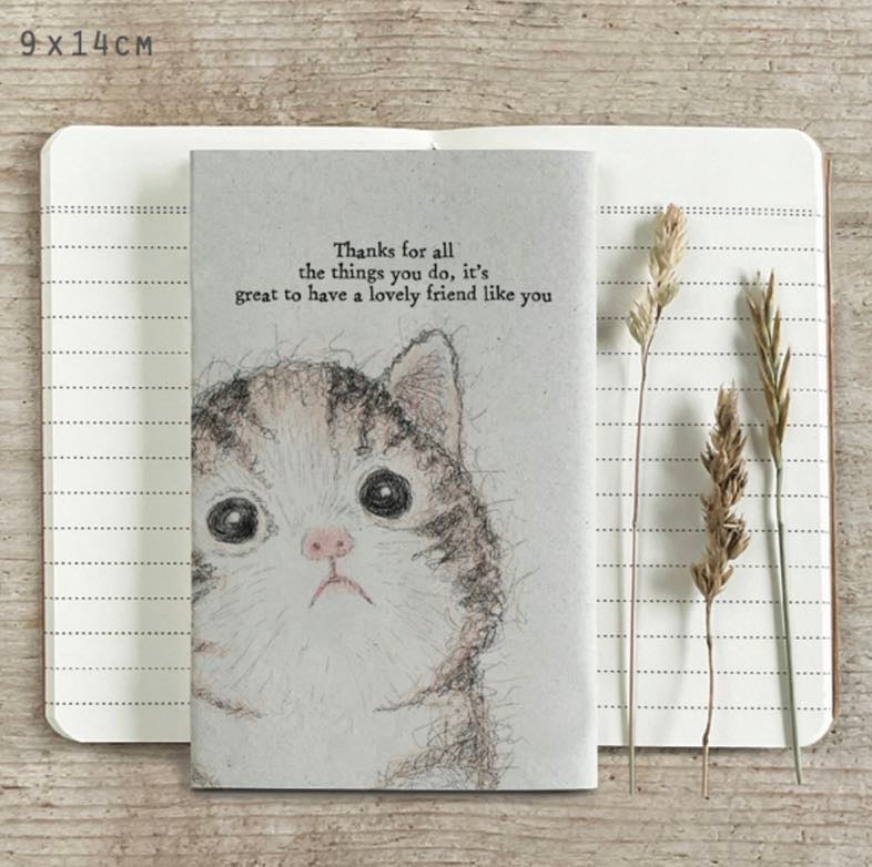 Thanks for all the lovely things you do notebook east of india