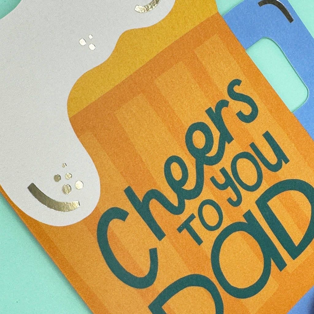 Father’s Day Card | Cheers to you Dad Birthday Card