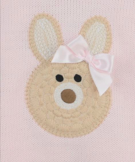 Pink Bunny Baby Romper