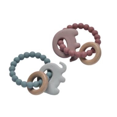 Elephant Baby Teether Beads - Jumini