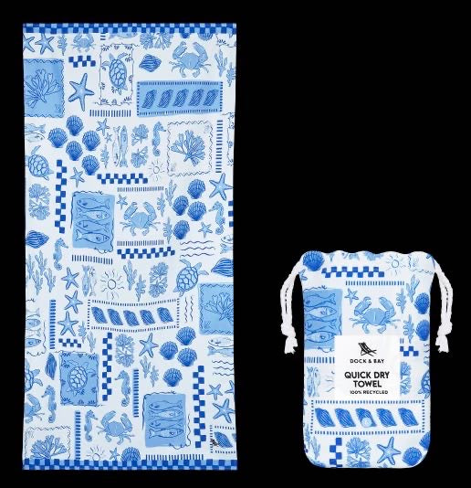 Dock & Bay Quick Dry Towels - Grecian Shores - XL