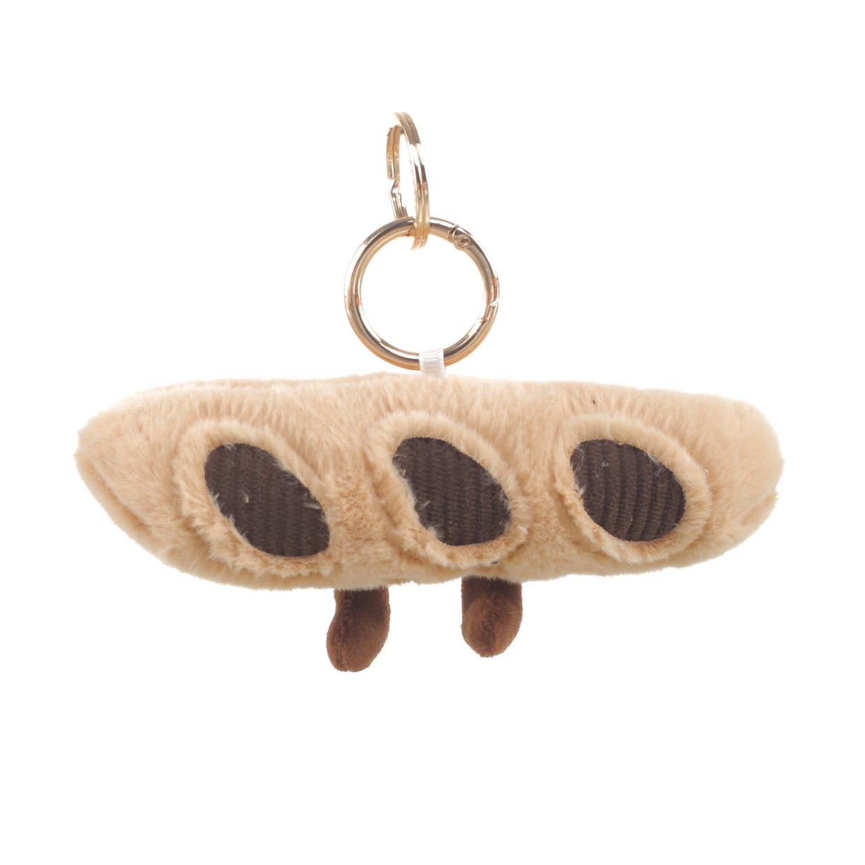 Bessie London Baguette Plush Keyring | Cute Bag Charm
