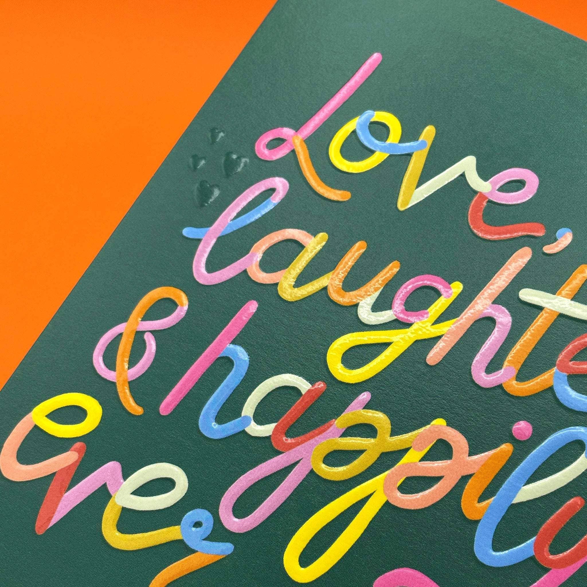 Love, Laughter & Happily Ever After Card