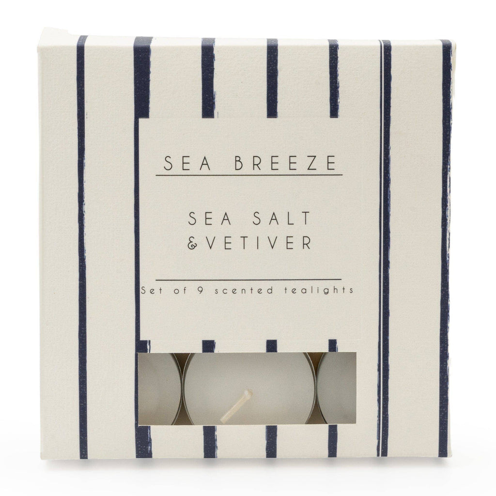 Set of 9 Tealights - Sea Salt & Vetiver