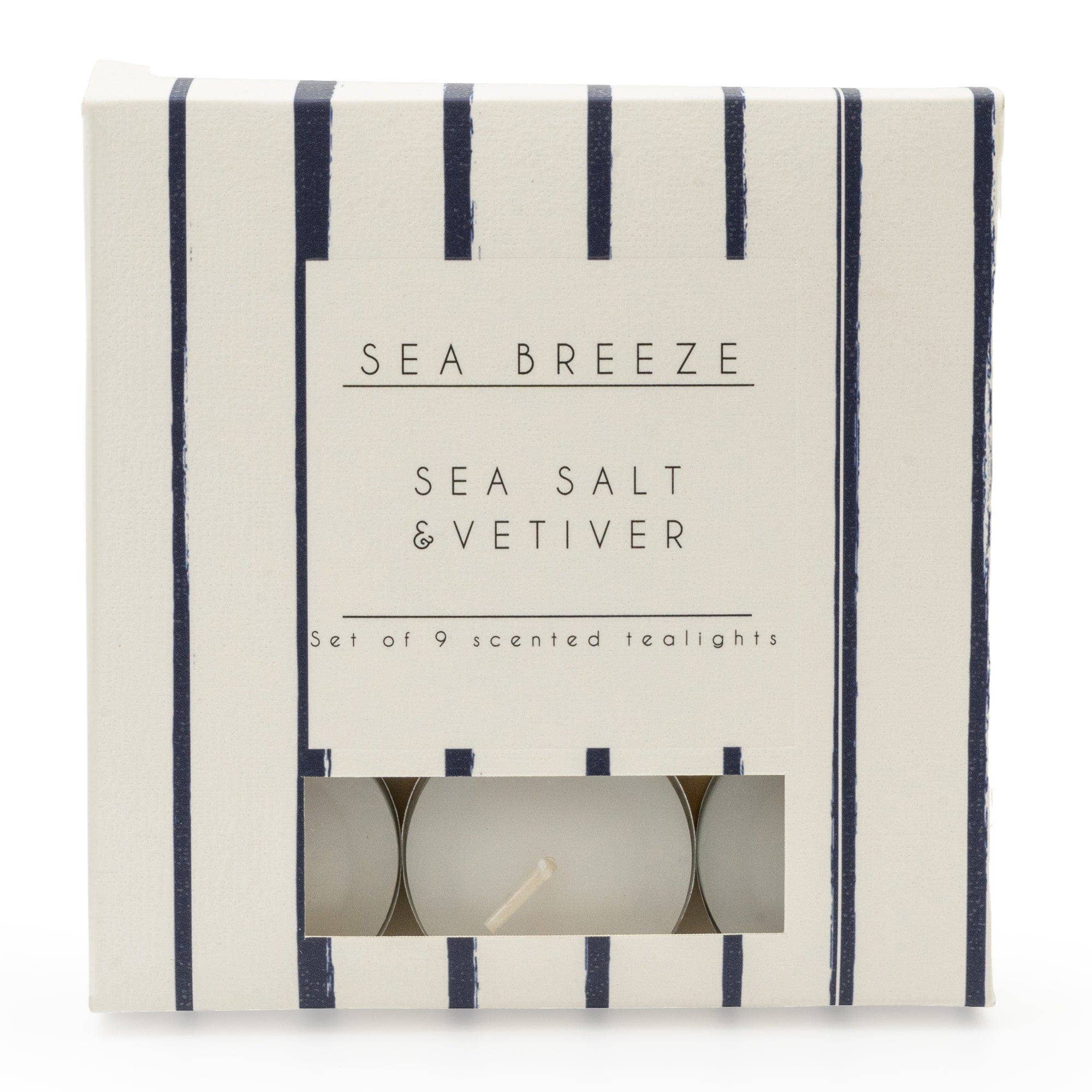 Set of 9 Tealights - Sea Salt & Vetiver