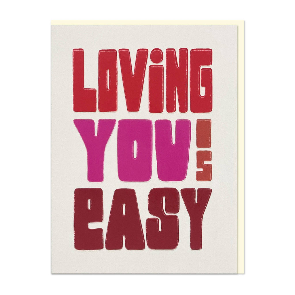 ‘Loving You Is Easy’ Valentine’s Day Card
