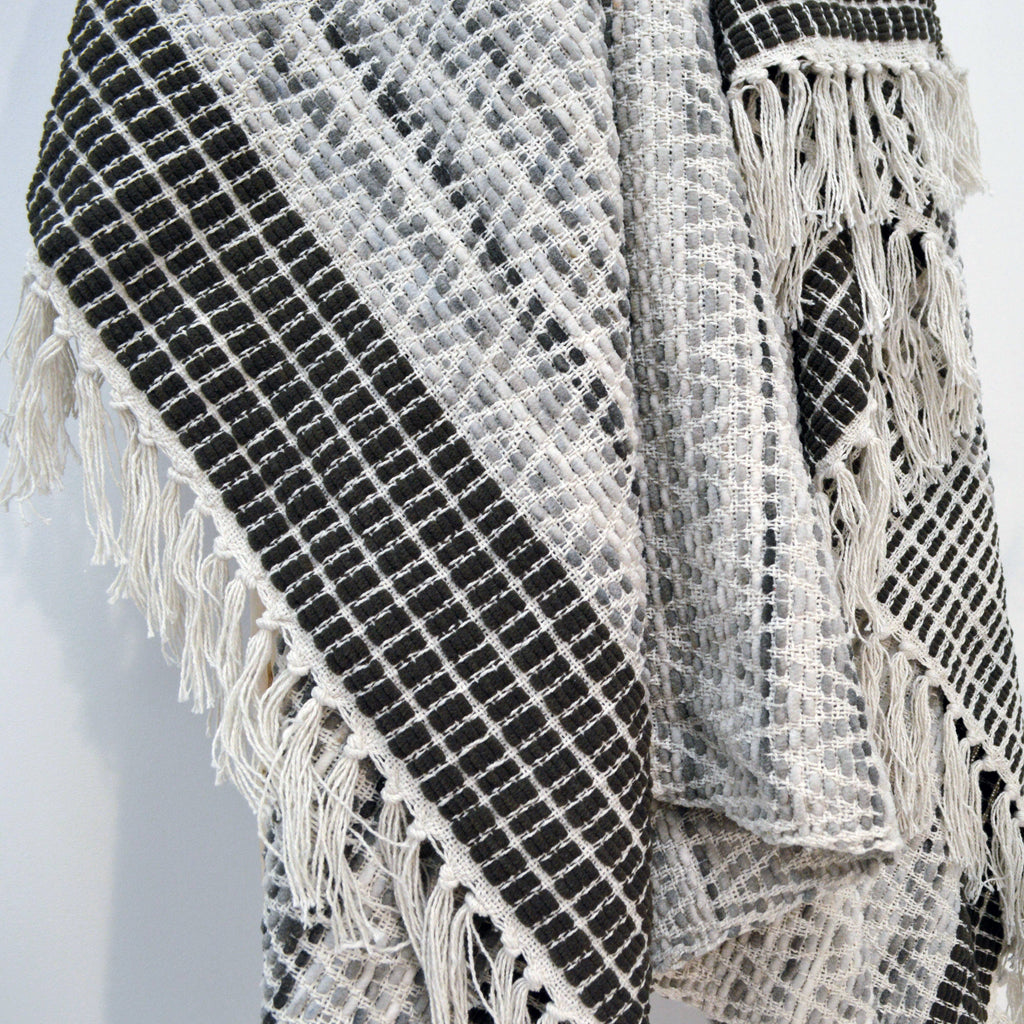 Arizona Zig Zag Heavyweight Herringbone Throw Blankets