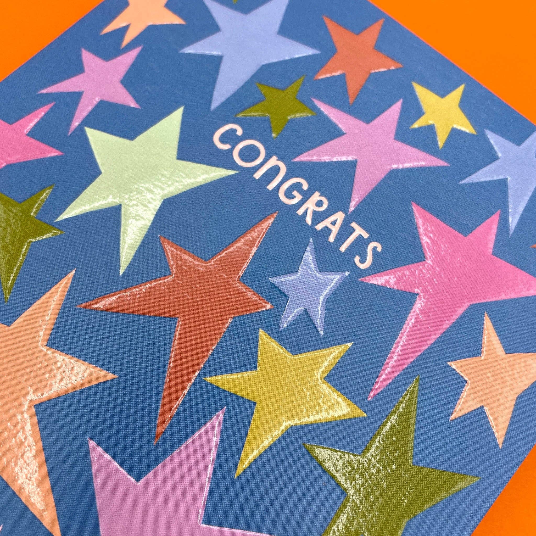 'Congrats' Star Greeting Card
