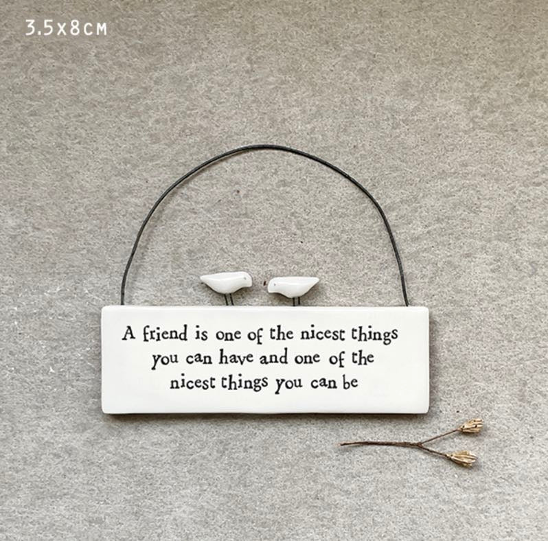 ‘A Friend Is One Of The Nicest Things’ Hanging Scene - East Of India
