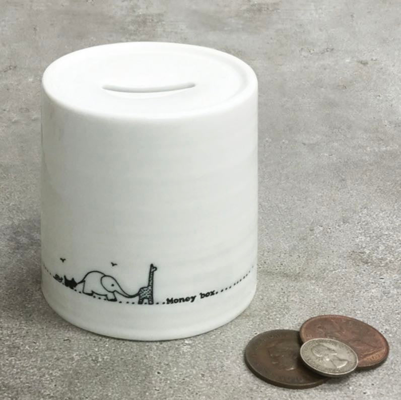 Nursery Animals Porcelain Money Box - East Of India