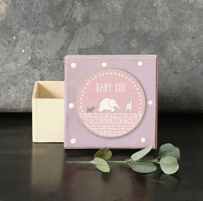 Baby Girl Dotty Box (Pink) - East Of India