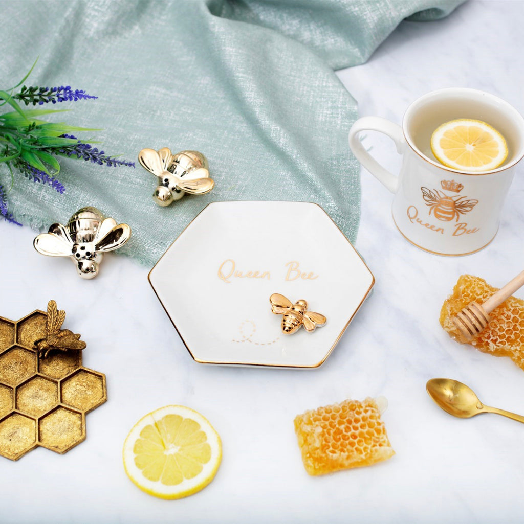 Queen Bee Trinket Dish - Sass & Belle