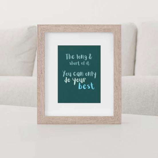 Long & Short Of It Print (A5] - Parful Stuff