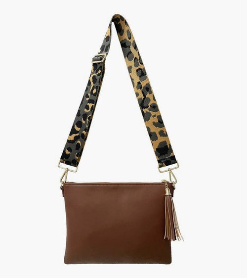 Ashley Slim Crossbody Bag - Vegan Leather