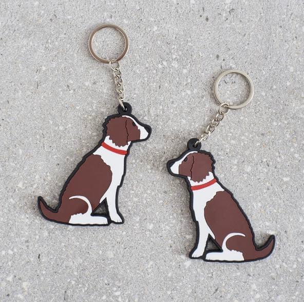 Springer liver dog key ring 