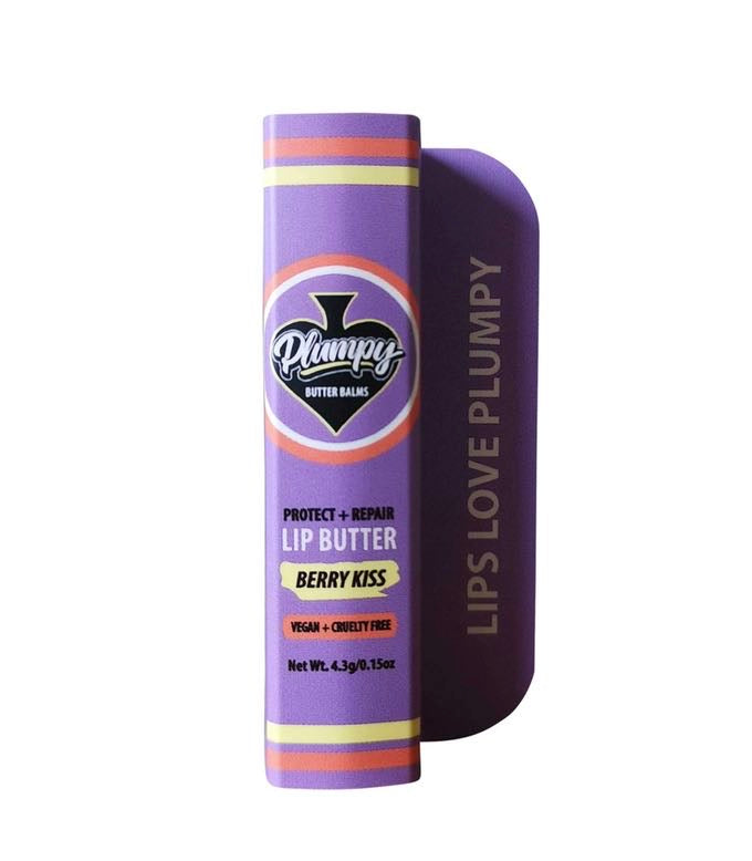 Berry kiss plumpy lip balms vegan and natural 