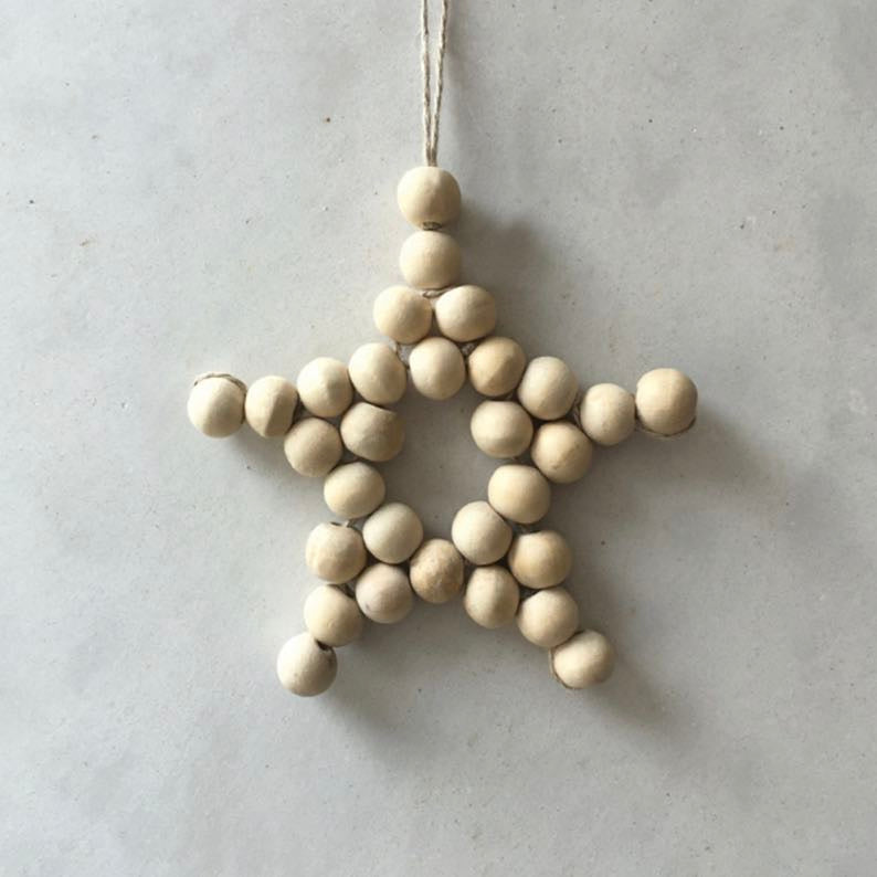 Natural Beaded Star - East of India