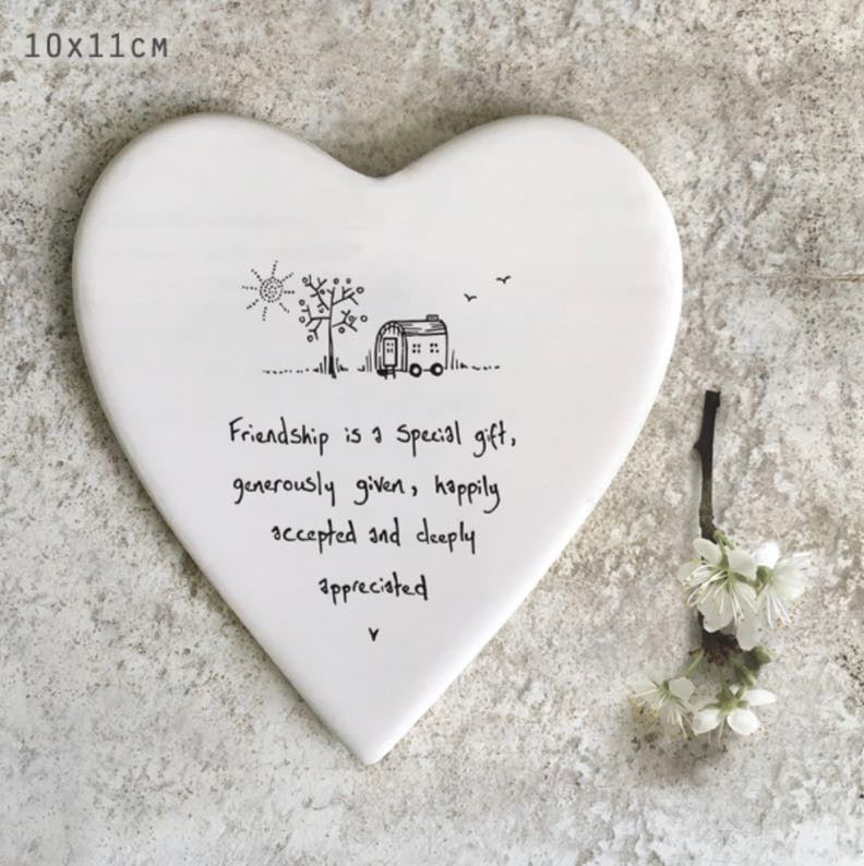 Friendship is a special gift, generously given, happily accepted and deeply appreciated coaster