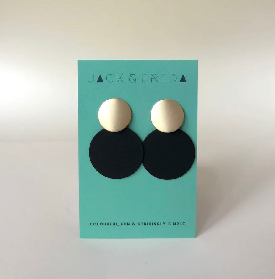 Retro Statement Earrings - Various Colours - Jack & Freda
