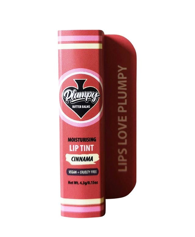 Cinnamon lip tint by plumpy natural and vegan 
