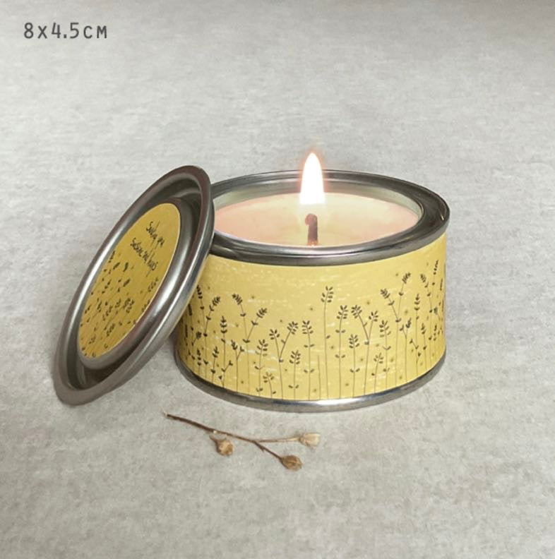 Sending Sunshine & Hugs Tin Candle - East Of India