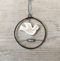 Wire peace dove Christmas decoration east of india