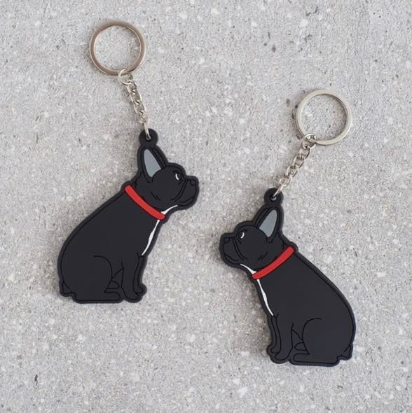 French Bulldog Keyring - Sweet William