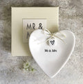 Ring Dish 'Mr & Mrs' - East Of India