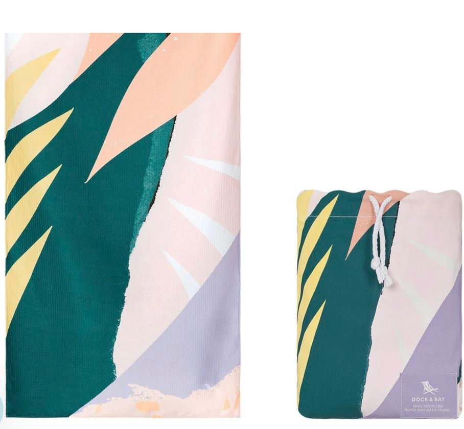 Dock & Bay Hand Towel - Santa Elena Oasis (Small 85 x 40cm)