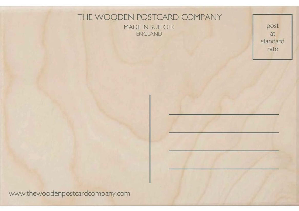Starling Murmuration Wooden Postcard - The Wooden Postcard Company
