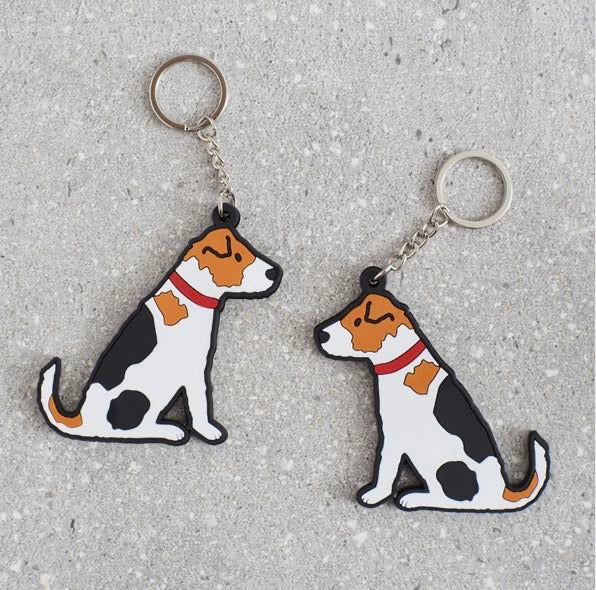 Jack Russell Keyring - Sweet William