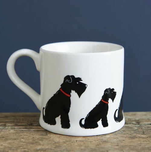 Black Schnauzer Mug - Sweet William Design