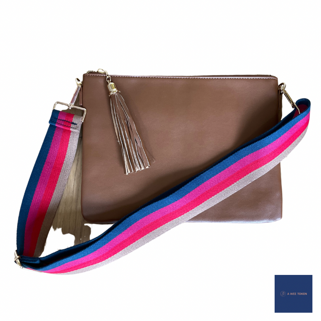 Ashley Slim Crossbody Bag - Vegan Leather