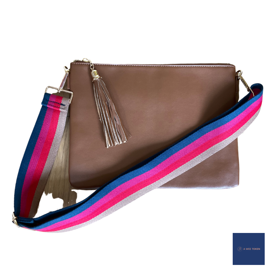 Ashley Slim Crossbody Bag - Vegan Leather