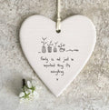 Family is not just an important thing it's everything hanging heart
