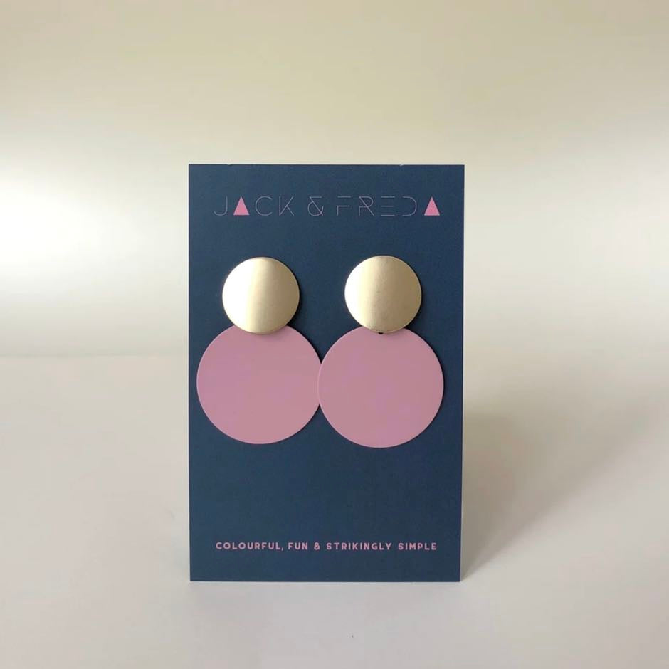 Retro Statement Earrings - Various Colours - Jack & Freda