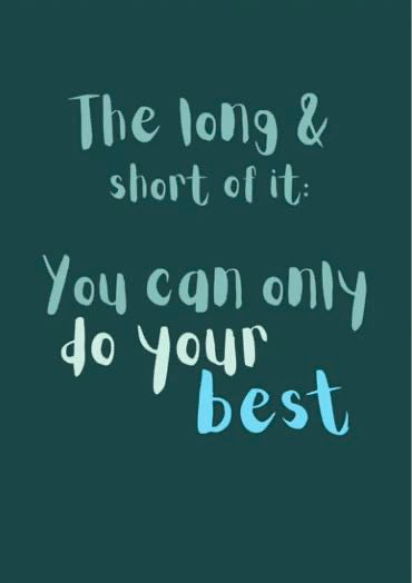 Long & Short Of It Print (A5] - Parful Stuff