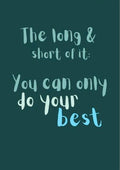 Long & Short Of It Print (A5] - Parful Stuff