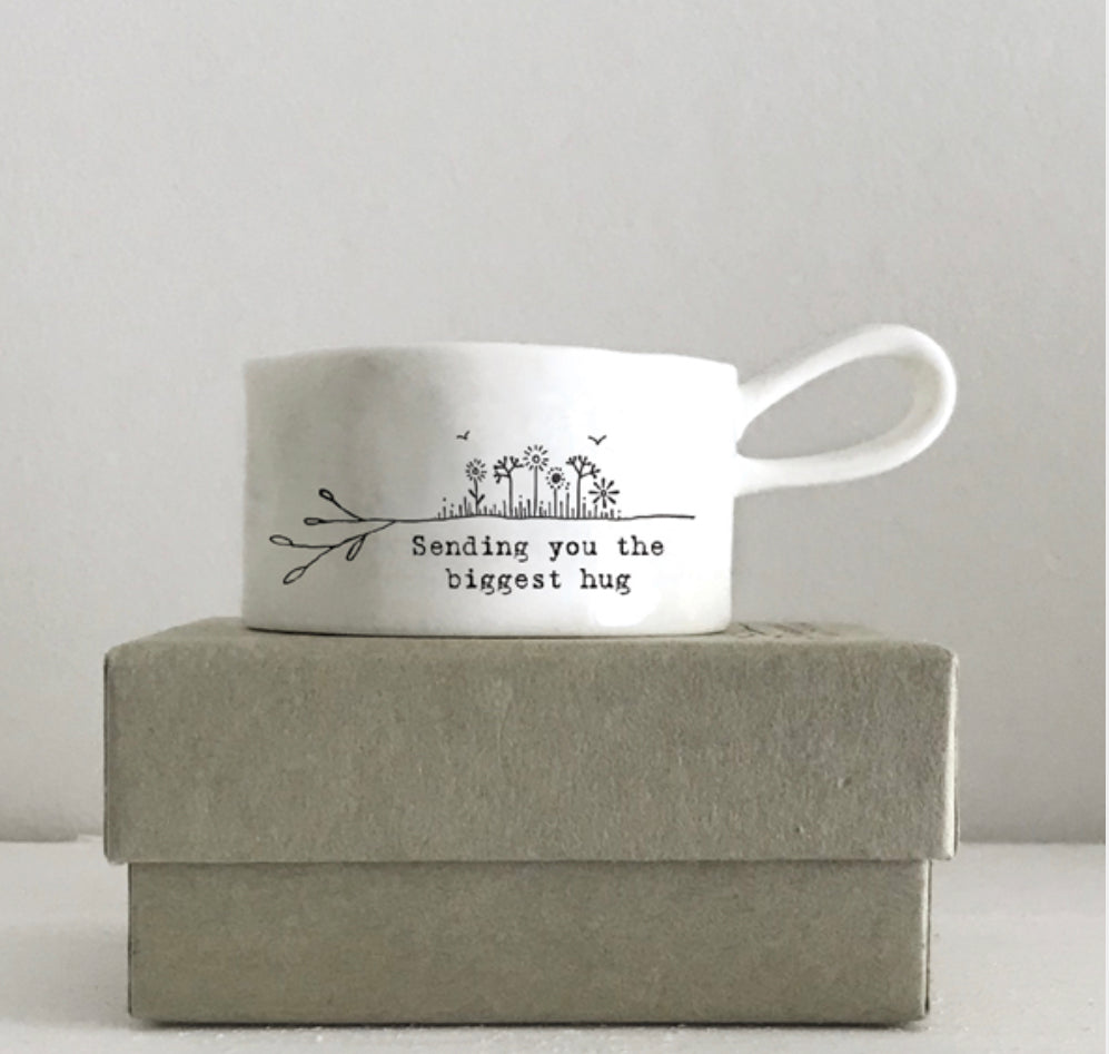 Biggest Hug Handled Tea Light Holder - East Of India