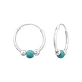 Bali Hoop Sterling Silver Earrings