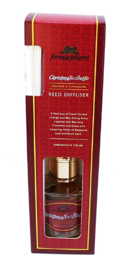 Christmas in a bottle Reed diffuser from Jormaepourri 